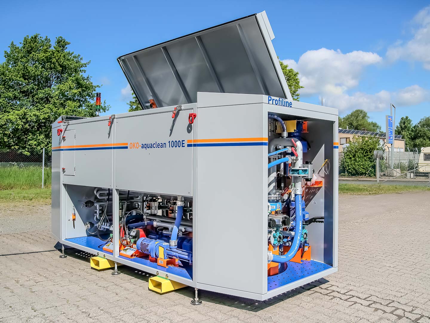 Flotationsanlage für industrielle Abwasserbehandlung OKO-aquaclean