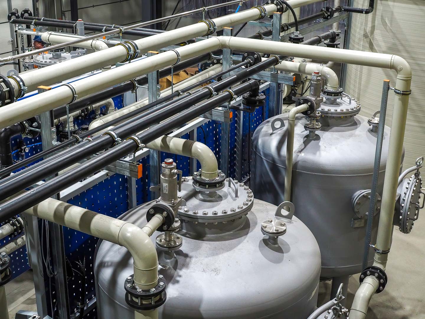 Kiesfilter Feinstfiltration von Abwasser OKO-sf