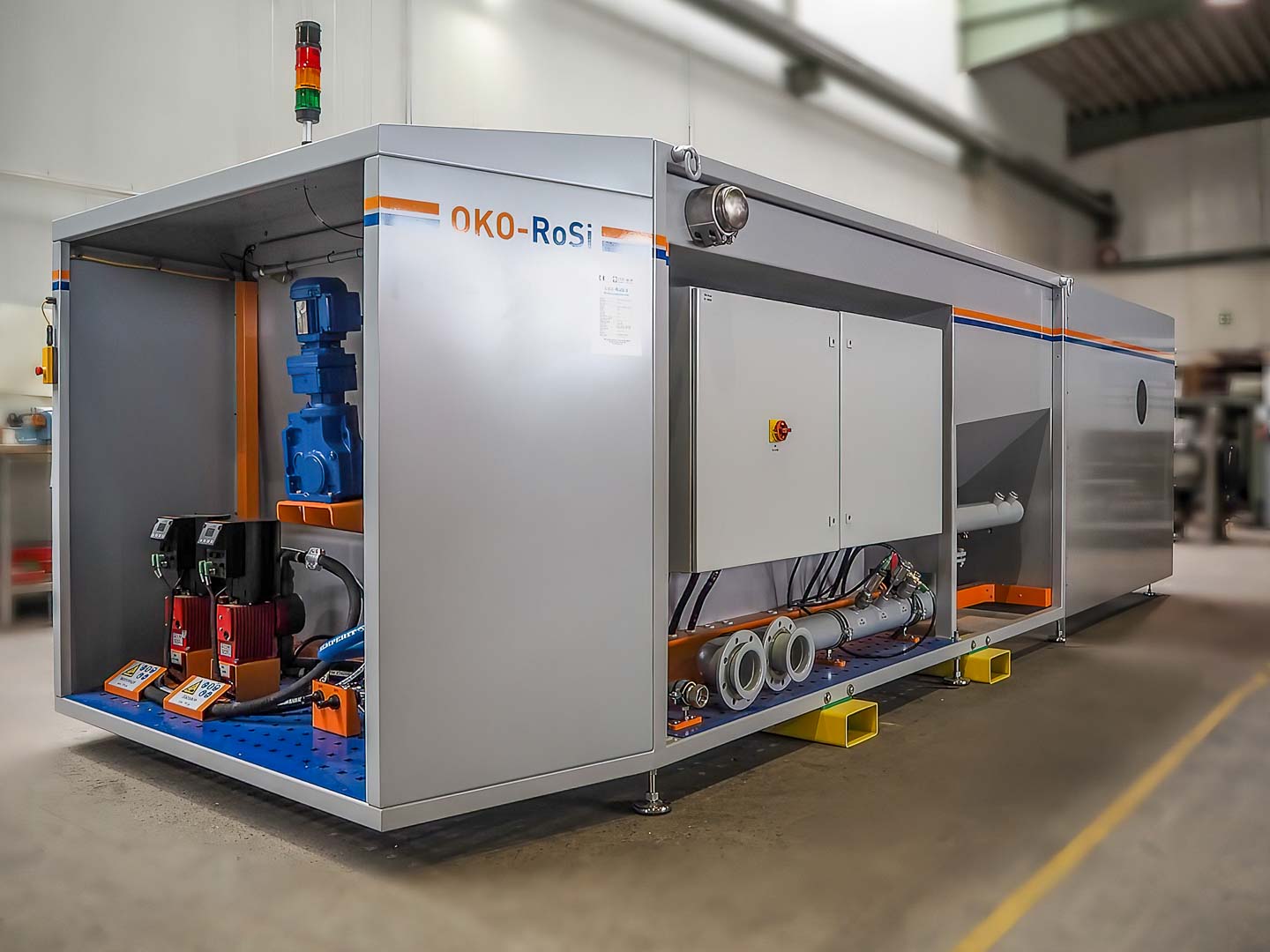 Rotationssieb Grobstofftrennung Abwasserbehandlung OKO-rosi