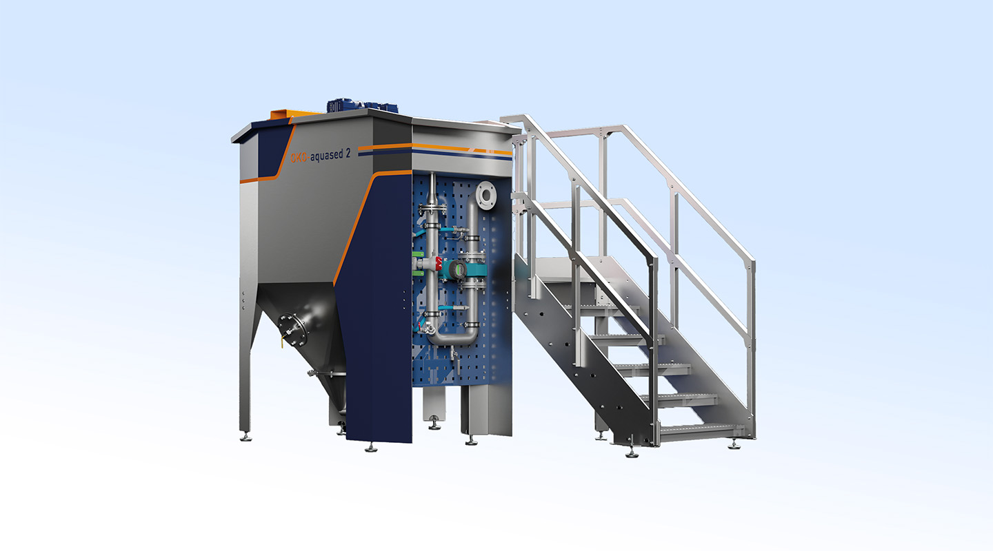 Abwasser Sedimentation Schlammtrennung OKO-aquased